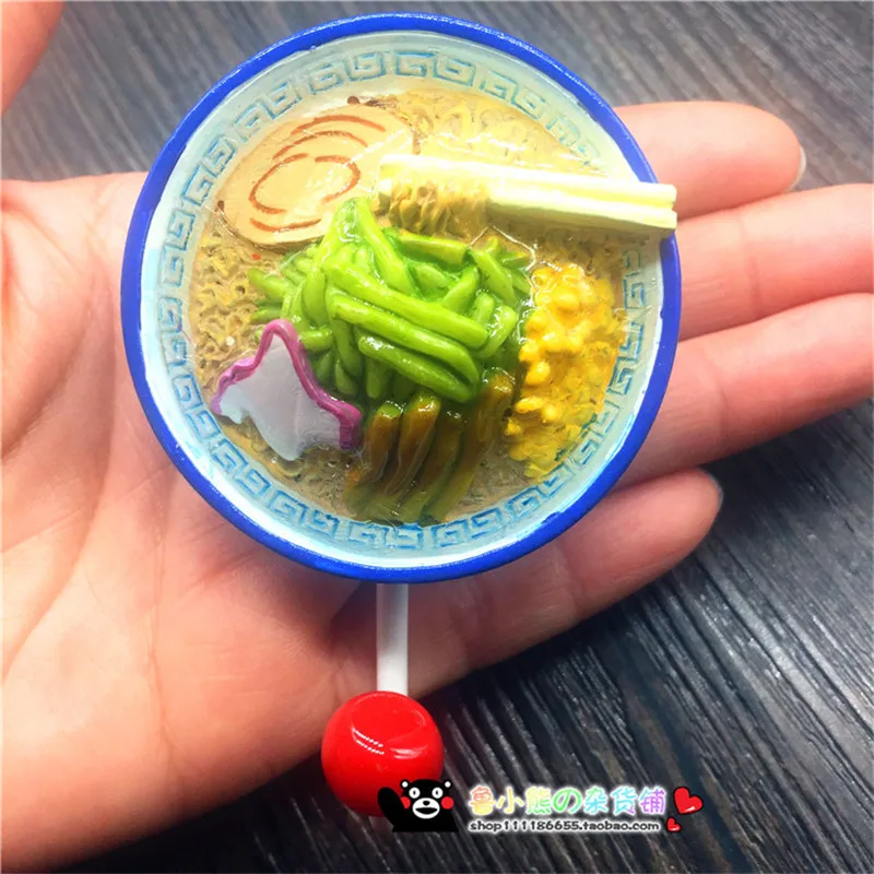 Japanese Ramen Food Fridge Magnet Tourism Souvenirs 3D Refrigerator Sticker