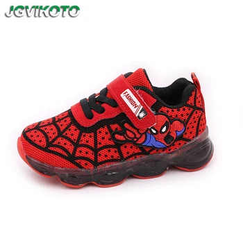Toddler Big Boys Sports Shoes Kids Luminous Glowing Sneakers Children's Sports Casual Running Shoes Spiderman LED Shoes 21-36
Toddler Big Boys Sports Shoes Kids Luminous Glowing Sneakers Children's Sports Casual Running Shoes Spiderman LED Shoes 21-36