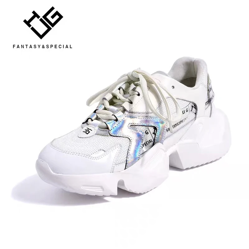 IGU Sneakers For Women Genuine Real Leather Shoes Tenis Feminino White Harajuku Thick Bottom Breathable Sneakers For Females
IGU Sneakers For Women Genuine Real Leather Shoes Tenis Feminino White Harajuku Thick Bottom Breathable Sneakers For Females