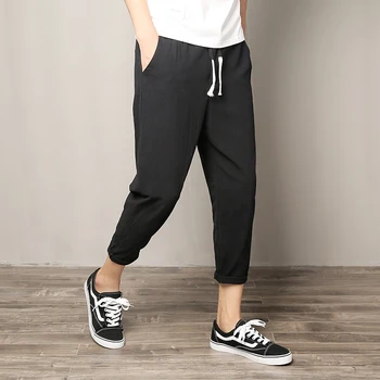 2018 Summer New Men's Cotton Polyester Youth Casual Pants Temperament Locomotive Pure Color Simple Trousers Personality Fashion
2018 Summer New Men's Cotton Polyester Youth Casual Pants Temperament Locomotive Pure Color Simple Trousers Personality Fashion