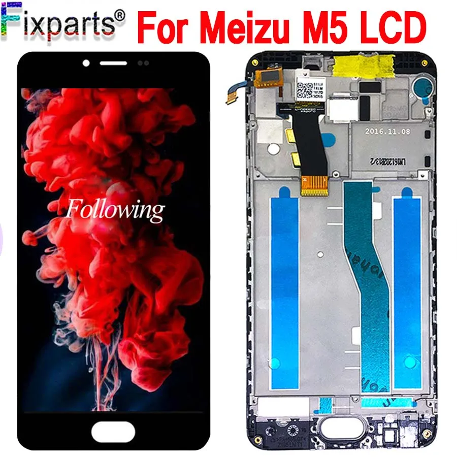ЖК-дисплей для Meizu M5 с рамкой M611D M611Y M611A 5 2 дюйма MEIZU mini M611h + Инструменты | Мобильные