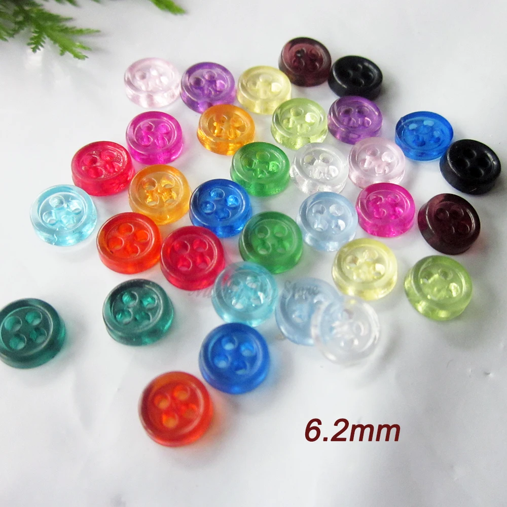 Mini buttons 144pcs 6.2mm 16 colors 4 holes thin edge transparent colorful tiny buttons for doll clothes scrapbook craft sewing
Mini buttons 144pcs 6.2mm 16 colors 4 holes thin edge transparent colorful tiny buttons for doll clothes scrapbook craft sewing