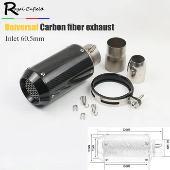 60mm Universal Motorcycle exhaust muffler pipe escape moto tail pipe AR exhaust for z800 z750 zx10r zx6r r6 r3 r25 cbr600 s1000
60mm Universal Motorcycle exhaust muffler pipe escape moto tail pipe AR exhaust for z800 z750 zx10r zx6r r6 r3 r25 cbr600 s1000