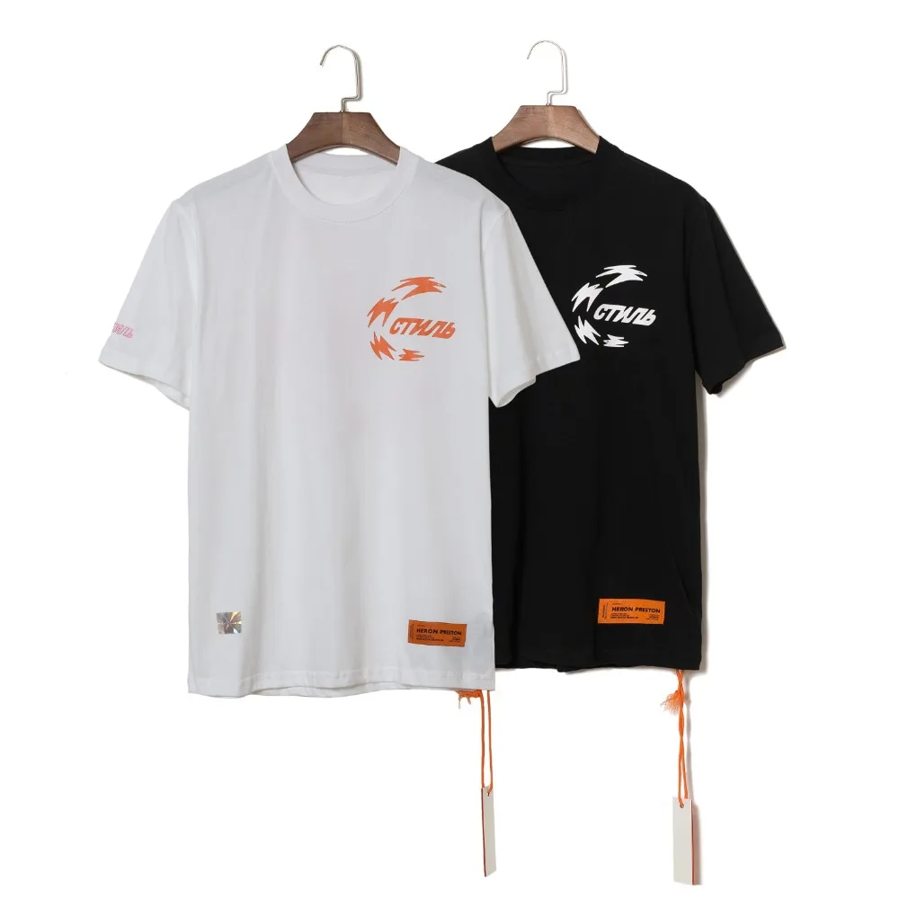 2019SS new fashion Heron Preston T-shirts Men Women 1:1 Embroidery T Shirt Summer Casual Red-crowned Crane Heron Preston Top Tee
2019SS new fashion Heron Preston T-shirts Men Women 1:1 Embroidery T Shirt Summer Casual Red-crowned Crane Heron Preston Top Tee