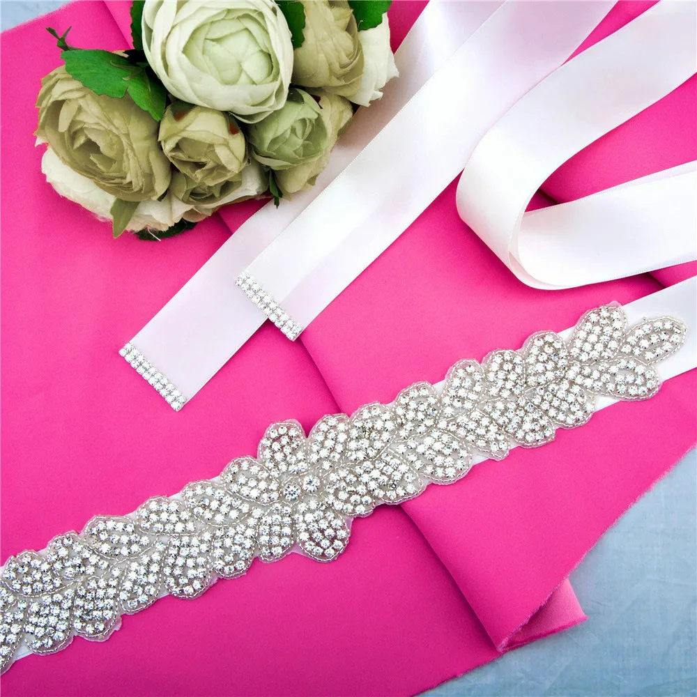 TOPQUEEN S160 Free shipping Pure handmade wedding sashes Diamonds Beaded bridal sash belt Fabric Bride Sash Wedding Belts
TOPQUEEN S160 Free shipping Pure handmade wedding sashes Diamonds Beaded bridal sash belt Fabric Bride Sash Wedding Belts