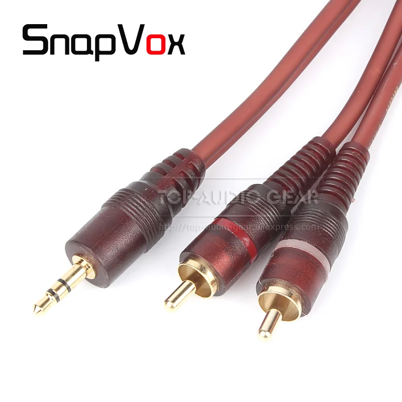 RCA Cable Dual 2RCA to 3.5 mm Stereo Jack Audio Lead Male To Male 2 RCA AUX Cable For Power Amplifier Phone Edifer Home Theater
RCA Cable Dual 2RCA to 3.5 mm Stereo Jack Audio Lead Male To Male 2 RCA AUX Cable For Power Amplifier Phone Edifer Home Theater