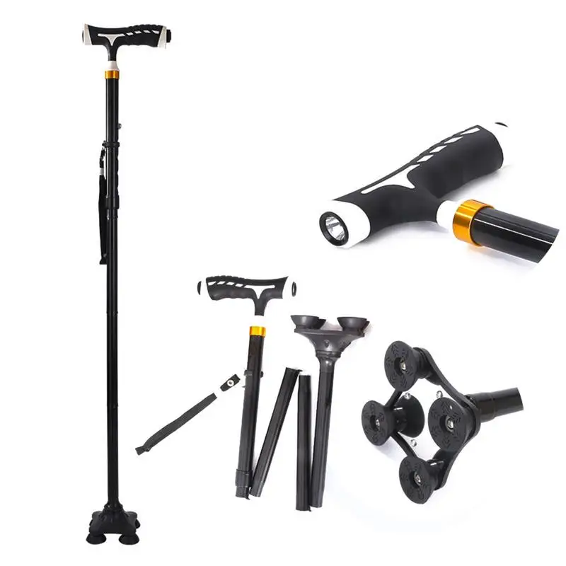 Aluminum Alloy Folding Light Cane Hand Crutch Elderly Telescopic Non-slip Four-legged Walking Stick
Aluminum Alloy Folding Light Cane Hand Crutch Elderly Telescopic Non-slip Four-legged Walking Stick
