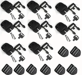 8pcs Spa Hot Tub Cover Broken Latch Repair Kit Clip Lock with key and hardware with strap
8pcs Spa Hot Tub Cover Broken Latch Repair Kit Clip Lock with key and hardware with strap