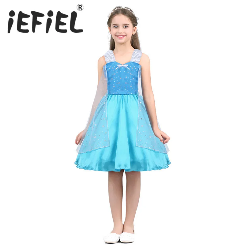 iEFiEL Kids Girls Wide Elastic Shoulder Straps Sweetheart Neckline Snowflake Princess Halloween Costume Cosplay Party Dress
iEFiEL Kids Girls Wide Elastic Shoulder Straps Sweetheart Neckline Snowflake Princess Halloween Costume Cosplay Party Dress