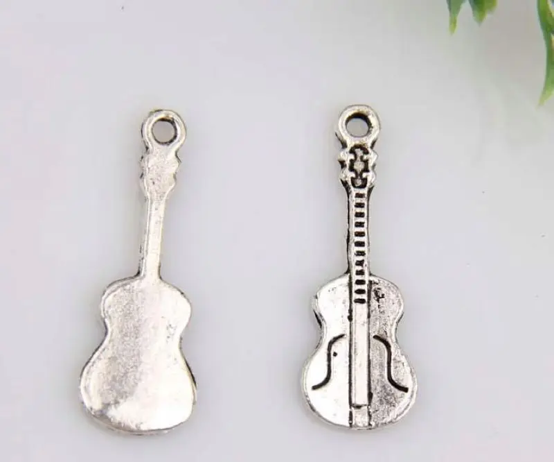 Hot ! 10pcs Antique Silver Zinc alloy Single-sided Guitar Charm pendants DIY Jewelry 27*10mm cv39
Hot ! 10pcs Antique Silver Zinc alloy Single-sided Guitar Charm pendants DIY Jewelry 27*10mm cv39