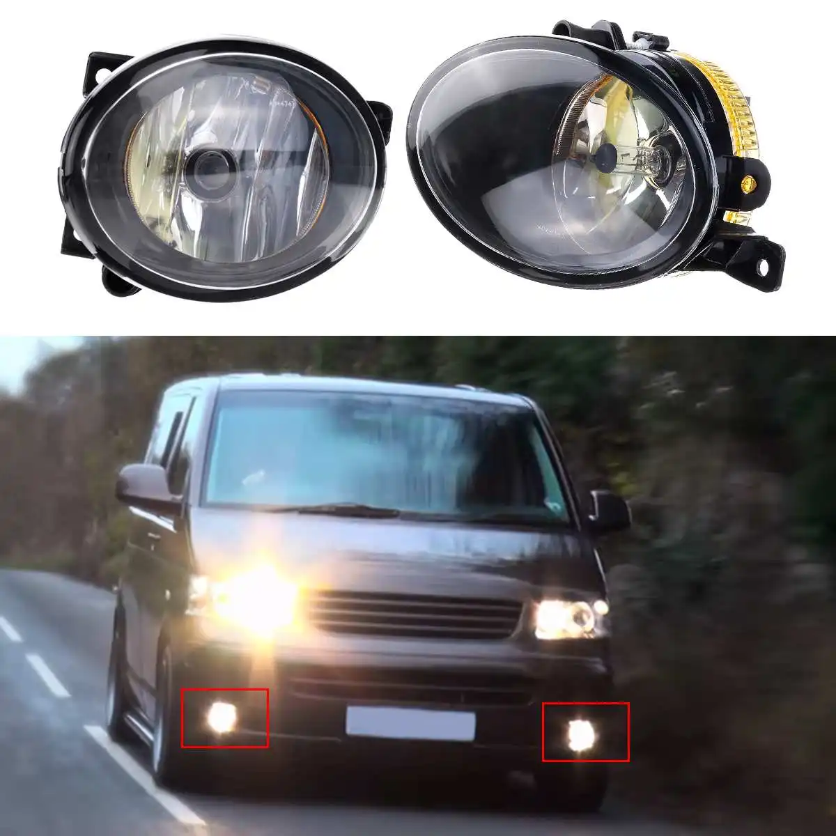 1Pcs 12V Front Fog Spot Light Lamp Left Right 2010 On FREE BULB For Volkswagen For VW T5 T5.1 Transporter
1Pcs 12V Front Fog Spot Light Lamp Left Right 2010 On FREE BULB For Volkswagen For VW T5 T5.1 Transporter