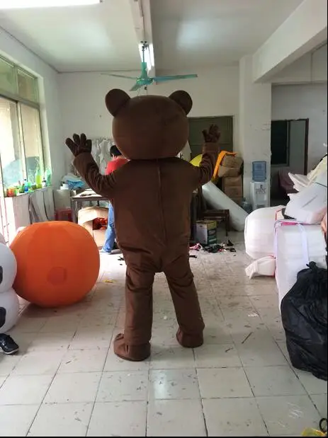 Cosplay&ware Brown Bear Mascot Costume Teddy And Rabbit Adult Size Fast 13 Cosplay&ware Brown Bear Mascot Costume Teddy And Rabbit Adult Size Fast -Cosplayware Store