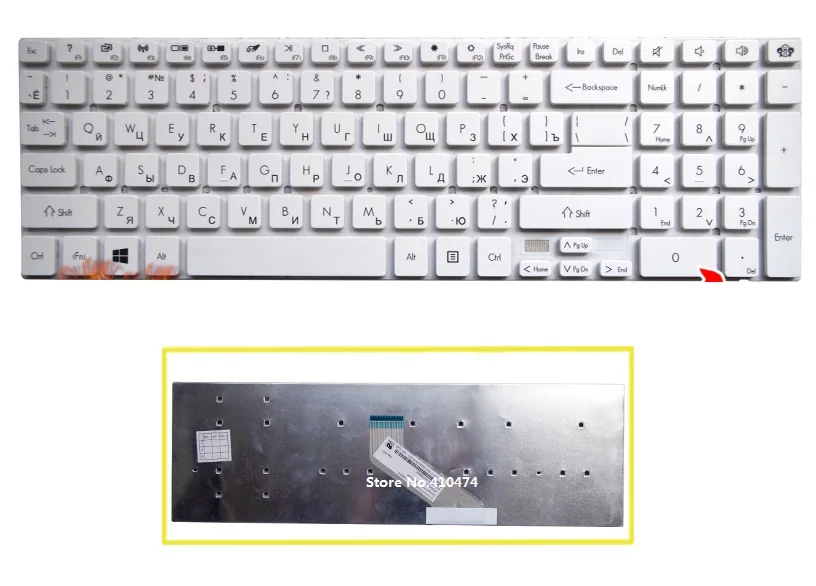 SSEA Новая русская клавиатура RU белая для Acer aspire V3-531 V3-531G V3-7710 V3-772 V3-772G V5-561 V5-561G E1-570