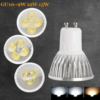 Super Bright GU10 LED Bulb Spot Light 9W 12W 15W 110V 220V Led Spotlights Warm Natural Cool White gu 10 LED lamp For Home Decor
Super Bright GU10 LED Bulb Spot Light 9W 12W 15W 110V 220V Led Spotlights Warm Natural Cool White gu 10 LED lamp For Home Decor