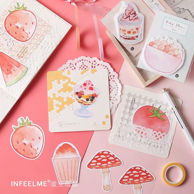 Infeel.me Sweetness Series 30Sheets Creative Colorful Memo Pad Sticky Notes Paper Bookmark Notebook Stationery Office Supplies
Infeel.me Sweetness Series 30Sheets Creative Colorful Memo Pad Sticky Notes Paper Bookmark Notebook Stationery Office Supplies