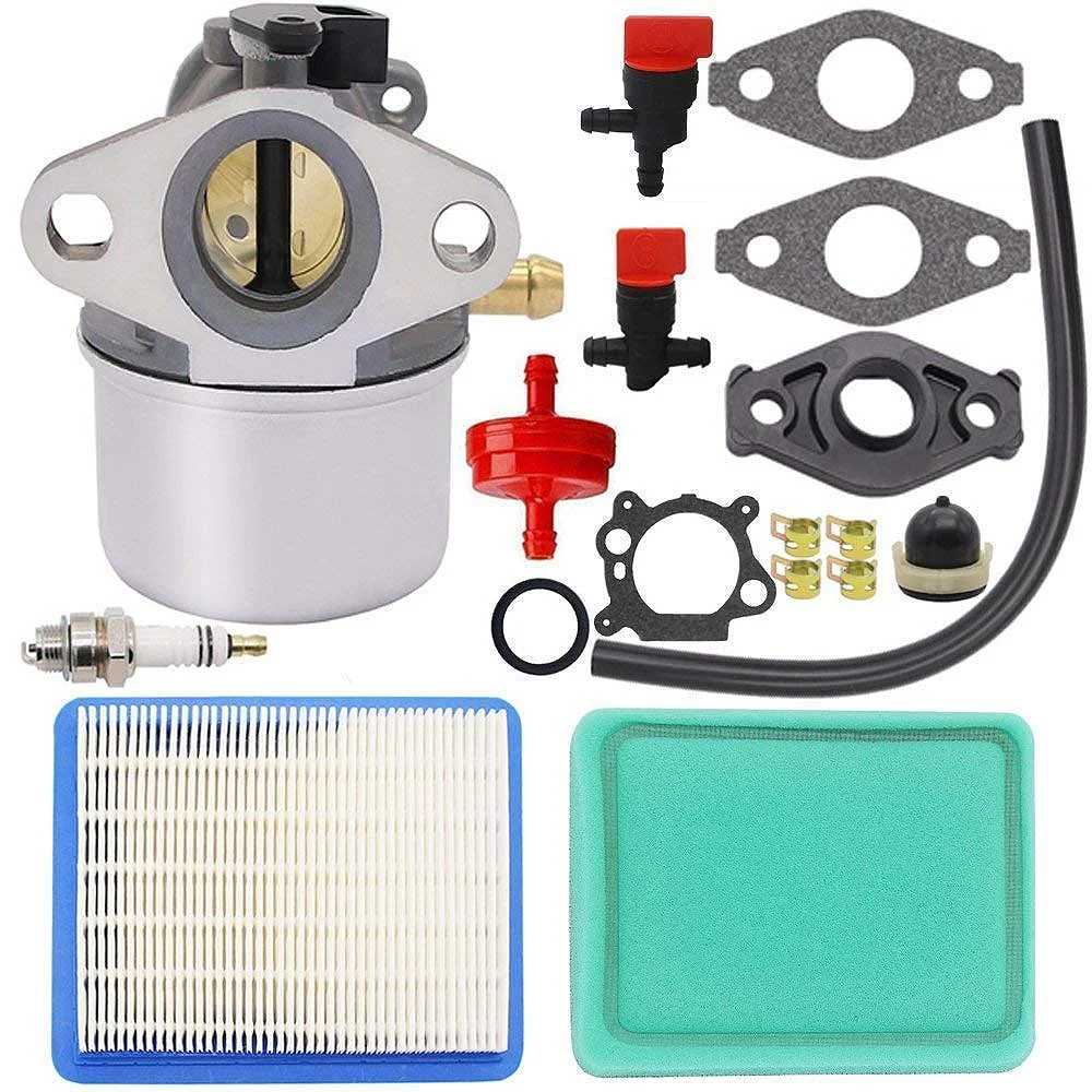 Fdit Accessori per Tosaerba Carburatore Motore carburatore Tagliaerba Accessori Utensili elettrici Briggs Stratton 497586 498170 799868 498254 497314