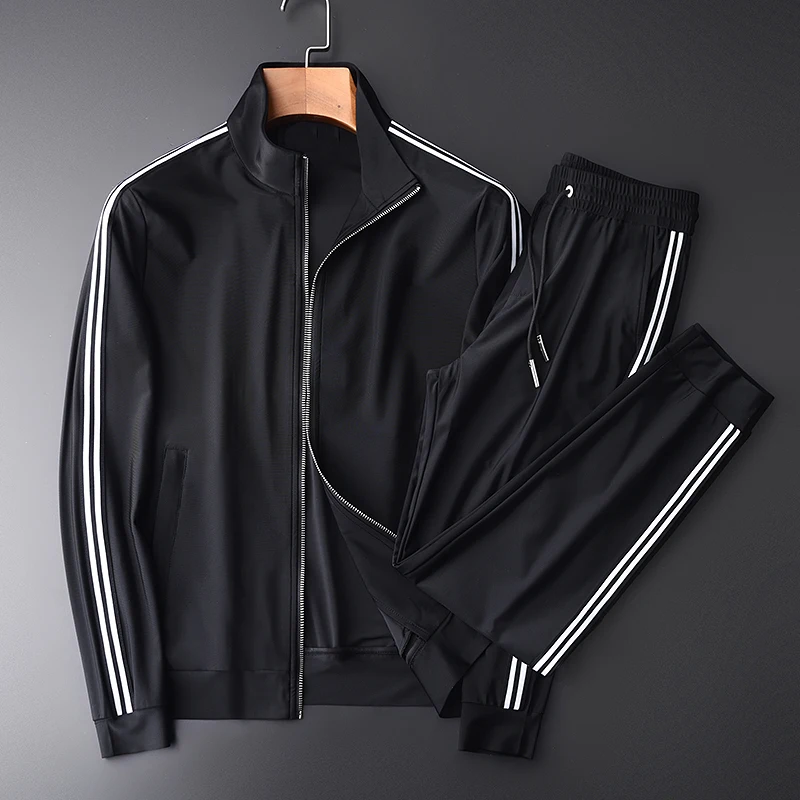 Minglu Sport Tracksuits Man (jacket+pants) Luxury Stand Collar Men Sportwear Plus Size 4xl Elastic Waist Pants Mens Sets Clothes
Minglu Sport Tracksuits Man (jacket+pants) Luxury Stand Collar Men Sportwear Plus Size 4xl Elastic Waist Pants Mens Sets Clothes