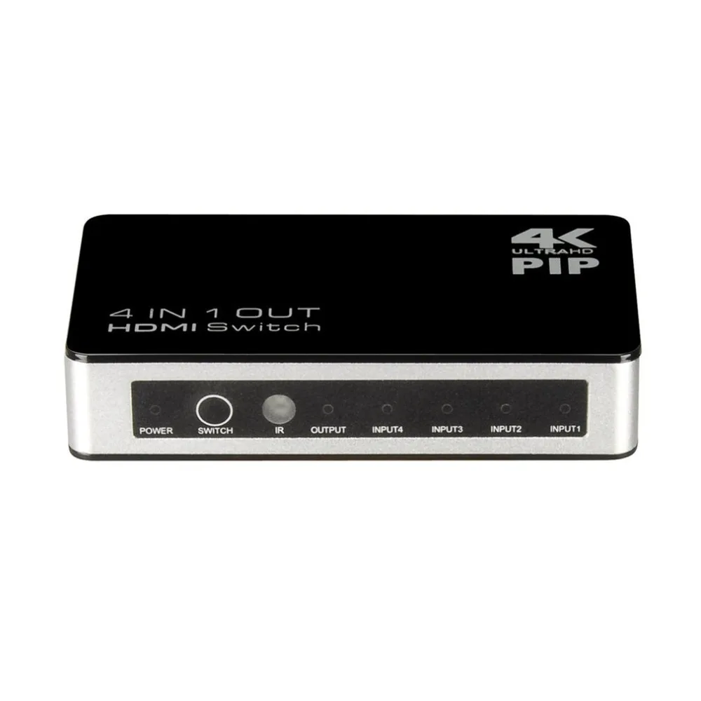 VK-401P 4K HDMI Switch 4X1 With PIP 4 x HDMI Female Input Port Durable HDMI Switch HDCP 1.4 Protocol Compliant
VK-401P 4K HDMI Switch 4X1 With PIP 4 x HDMI Female Input Port Durable HDMI Switch HDCP 1.4 Protocol Compliant