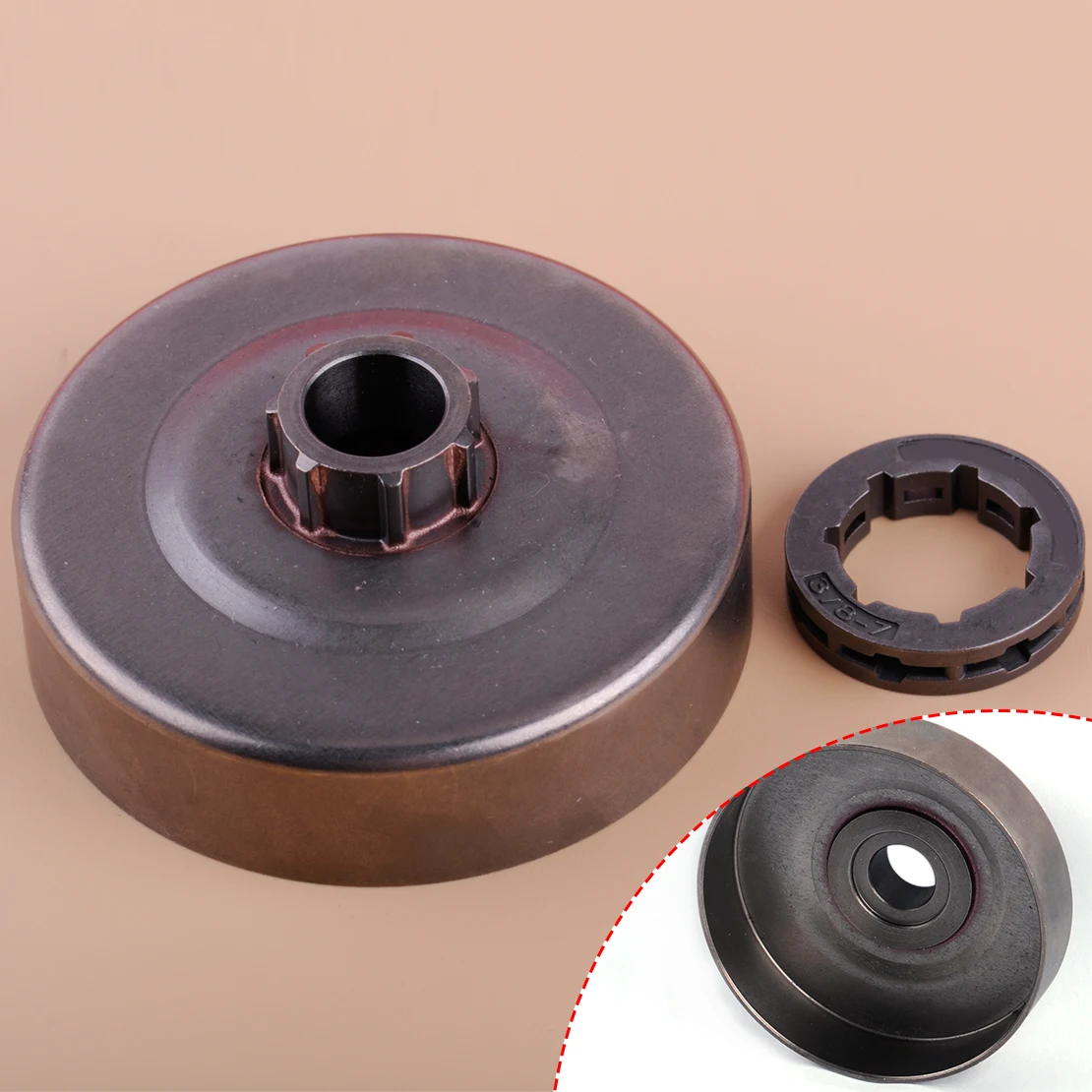 LETAOSK New 0.375" 7 Teeth Clutch Drum & Sprocket Rim 3/8-7 T Fit for Stihl 066 MS660 064 Chainsaw
LETAOSK New 0.375" 7 Teeth Clutch Drum & Sprocket Rim 3/8-7 T Fit for Stihl 066 MS660 064 Chainsaw