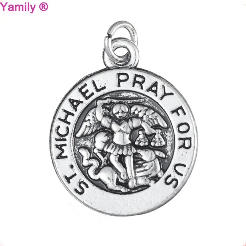 15pcs-- 17.8x21.2mm Antique silver tone ST. Michael Pray For US Religious charm pendant jewelry accessory for diy making
15pcs-- 17.8x21.2mm Antique silver tone ST. Michael Pray For US Religious charm pendant jewelry accessory for diy making