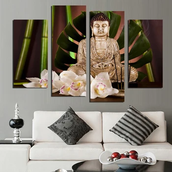 4 Panel Buddhism Buddha Canvas Painting Antique Buda and candle picture Wall Art Home decoration for living room no frame F1854
4 Panel Buddhism Buddha Canvas Painting Antique Buda and candle picture Wall Art Home decoration for living room no frame F1854
