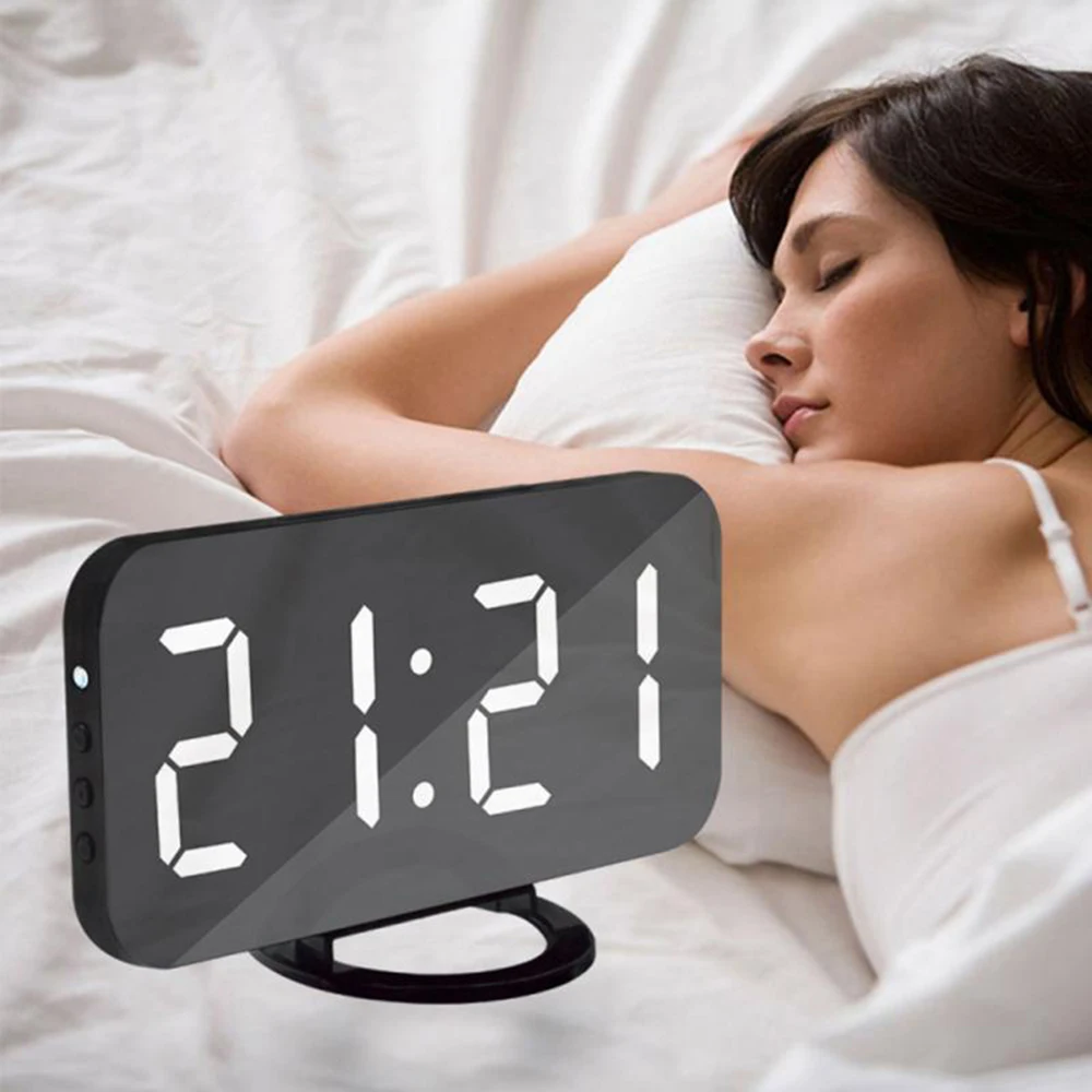 LED Alarm Clock Voice Control Large Size LED Electronic Display Snooze Backlinght Desktop Clocks Digital Table Clock
LED Alarm Clock Voice Control Large Size LED Electronic Display Snooze Backlinght Desktop Clocks Digital Table Clock