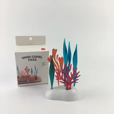 6pcs Bright Vivid Coral Fruit Picks Forks Set Dessert Toothpick Bento Tableware Pick
6pcs Bright Vivid Coral Fruit Picks Forks Set Dessert Toothpick Bento Tableware Pick
