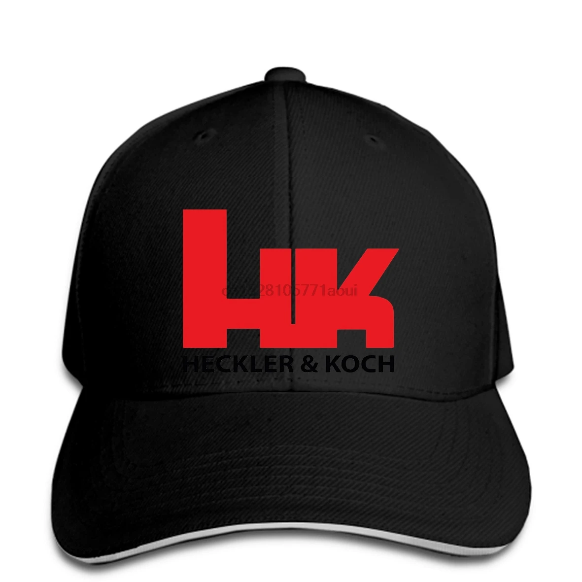 Baseball cap Hk Heckler and Koch Logo Combed 20s Gray Baseball caps X XX