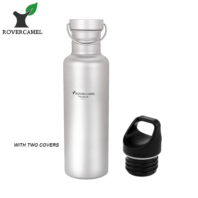 Rover Camel Titanium Cycling Water Sport bottle 750ml Lightweight Camping Drinkware with Titanium lid and Bottle coat Ta8386RC
Rover Camel Titanium Cycling Water Sport bottle 750ml Lightweight Camping Drinkware with Titanium lid and Bottle coat Ta8386RC