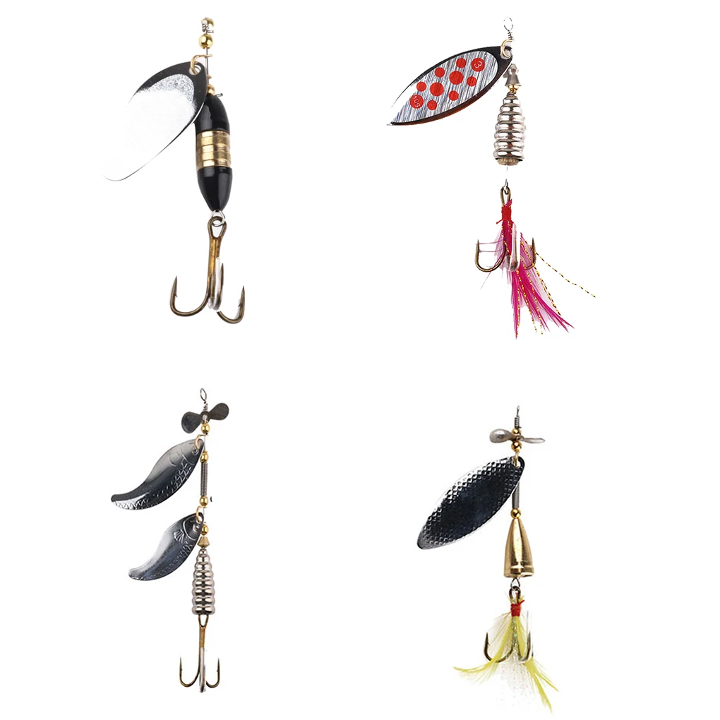 Sequins Spinner Metal Fake Fishing Lure Rotating Fishhook Artificial Fish Boat Beach Fishing Baits
Sequins Spinner Metal Fake Fishing Lure Rotating Fishhook Artificial Fish Boat Beach Fishing Baits
