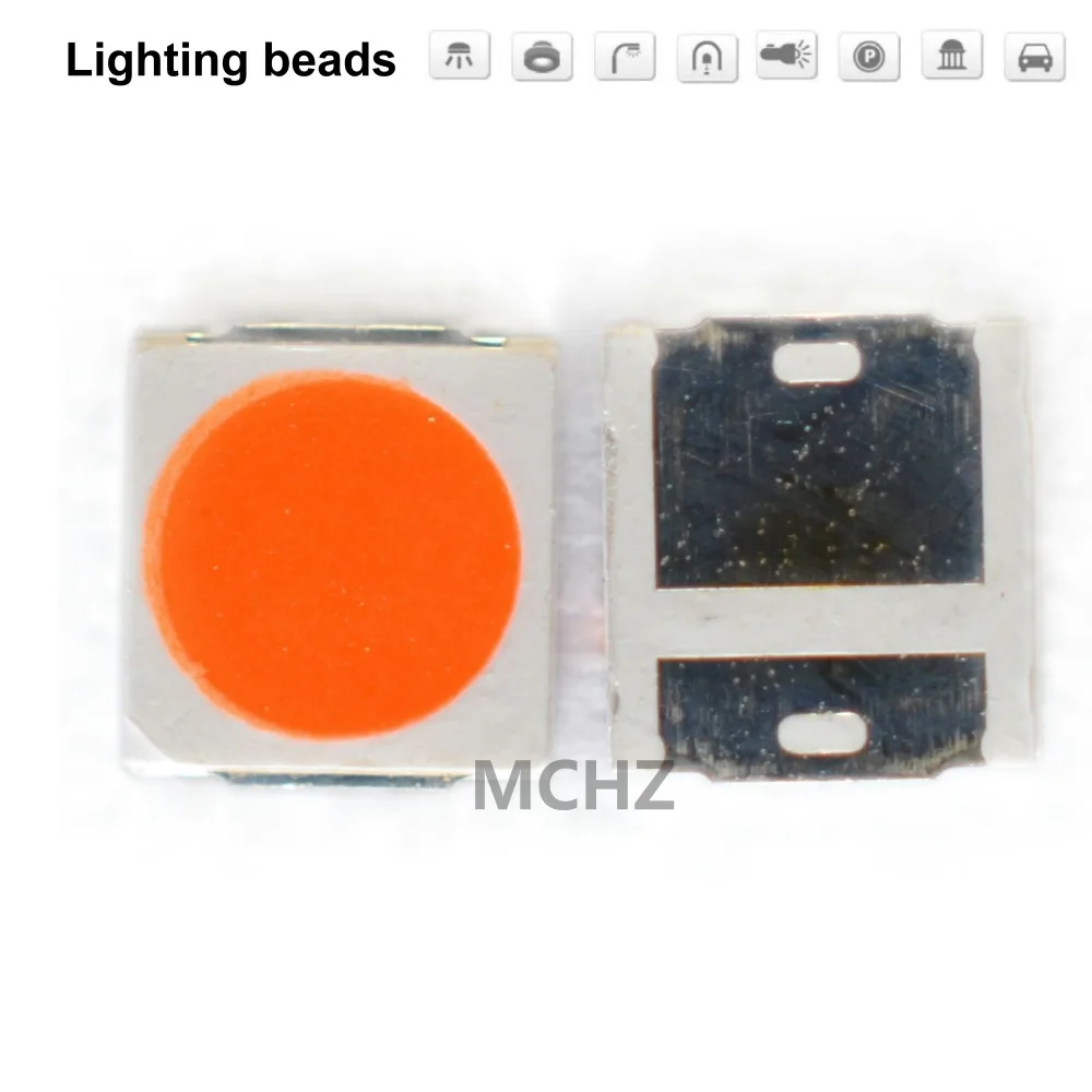 200 шт SMD светодиодный ные бусины 3030 красные лампы dongzhu лампа пляжная 1 Вт 3 в мА лм