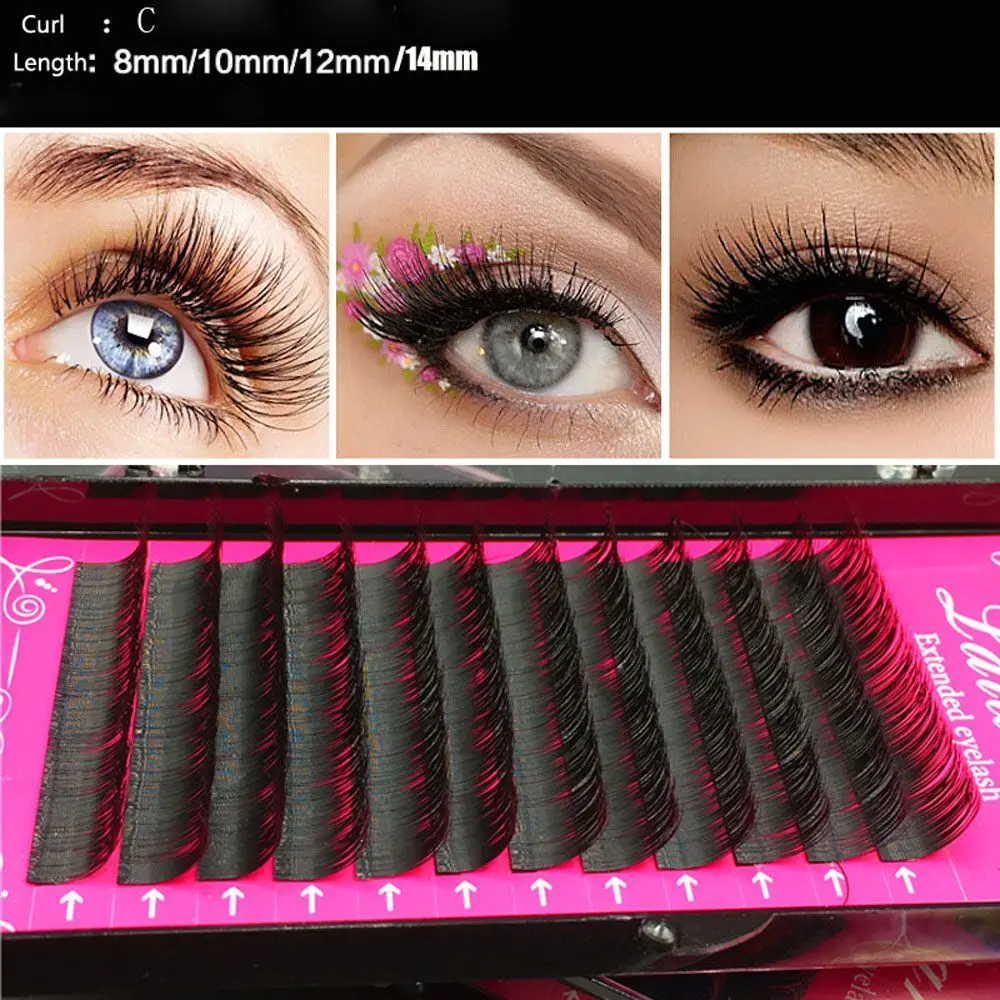 1 Set Newest Women Chic Makeup Grafting False Eager 8mm-14mm C Curl Eye Lashes Extension Individual Cluster Eye Lashes
1 Set Newest Women Chic Makeup Grafting False Eager 8mm-14mm C Curl Eye Lashes Extension Individual Cluster Eye Lashes