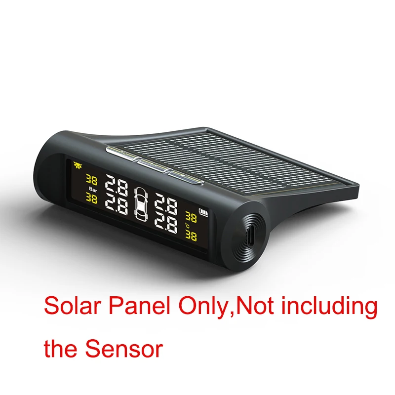 Tire Pressure Monitoring System TPMS Solar Energy 1 x Display for Internal / External SensorSolar TPMS Car security diagnostics
Tire Pressure Monitoring System TPMS Solar Energy 1 x Display for Internal / External SensorSolar TPMS Car security diagnostics