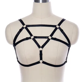 Cage Bra Chest Straps Body Harness Belts Elastic Women Bondage Harness Lingerie Hollow Out Goth Punk Costume
Cage Bra Chest Straps Body Harness Belts Elastic Women Bondage Harness Lingerie Hollow Out Goth Punk Costume