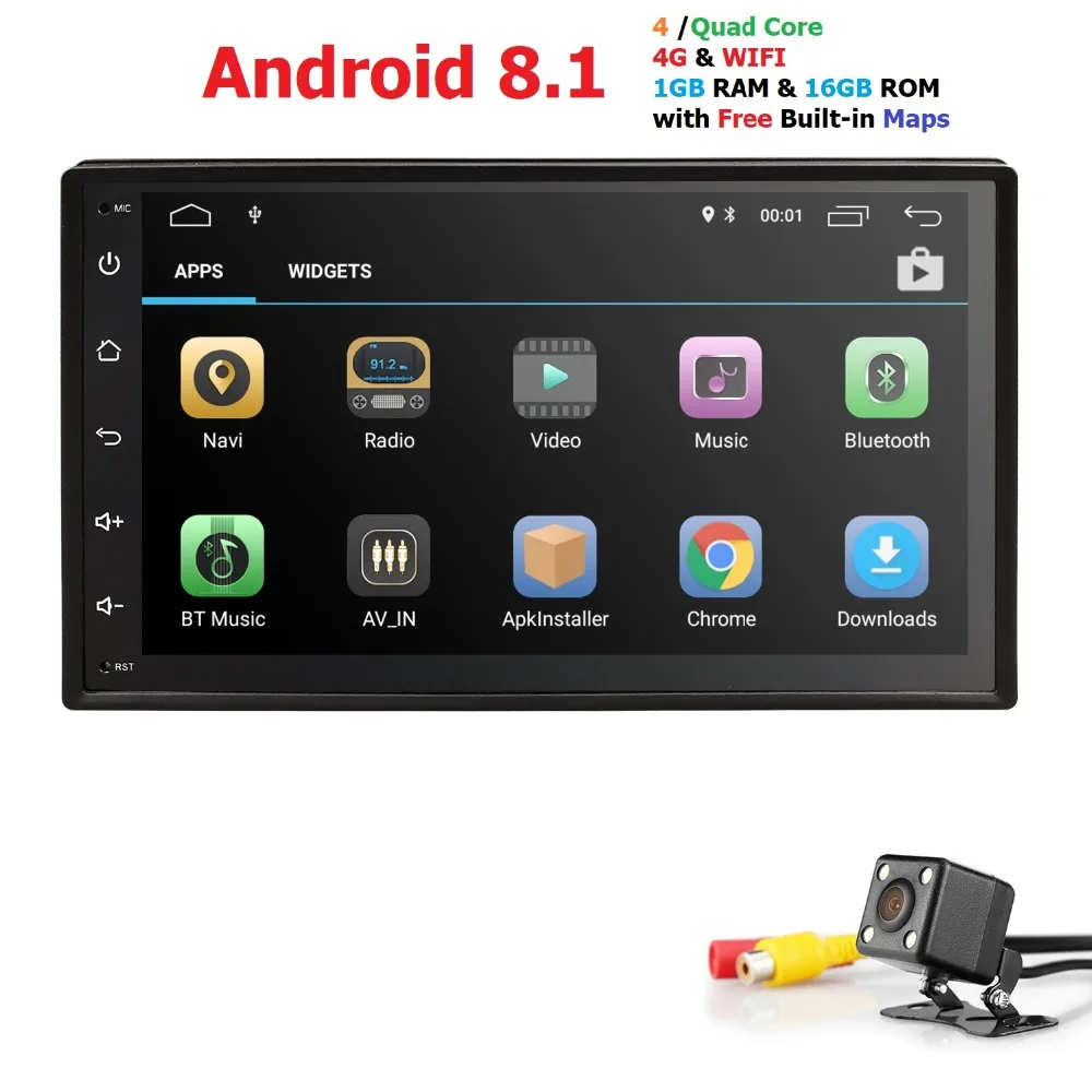 2Din Car Radio 7"Android8.1Bluetooth Stereo Multimedia player Autoradio MP3 MP4 Touch Screen Auto Radio Support Rear View Camera
2Din Car Radio 7"Android8.1Bluetooth Stereo Multimedia player Autoradio MP3 MP4 Touch Screen Auto Radio Support Rear View Camera