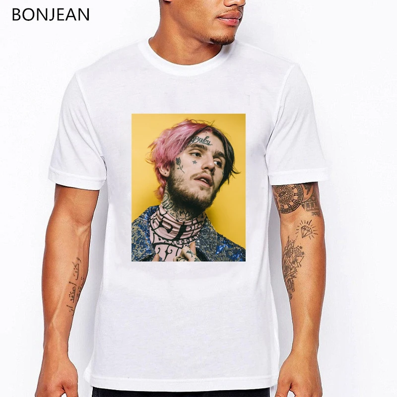 Fashion American Rap Singer Lil Peep t shirt men Punk Rock Hip Hop shirt male summer top fans tshirt hipster cool Streetwear
Fashion American Rap Singer Lil Peep t shirt men Punk Rock Hip Hop shirt male summer top fans tshirt hipster cool Streetwear