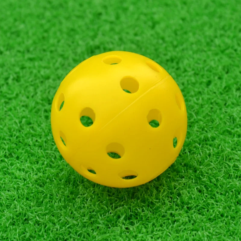 

Golf Pickleball Golf Training Ball Practice Ball Golf Hollow Ball Outdoor Golf Ball 4pieces One Lot