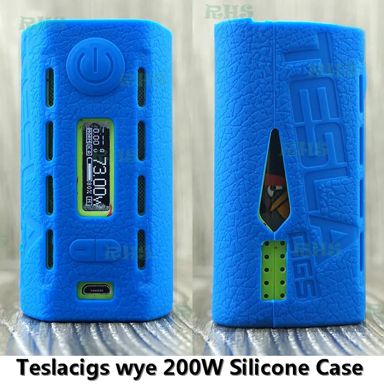 10pcs RHS made the lightest dual 18650 device Tesla WYE 200W silicone case vape accessories 13 colors free shipping
10pcs RHS made the lightest dual 18650 device Tesla WYE 200W silicone case vape accessories 13 colors free shipping