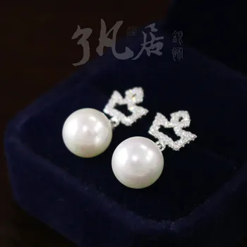 Crown Fashion Pearl Earrings Genuine Natural Freshwater Pearl 925 Sterling Silver Earrings Pearl Jewelry For Wemon Girl Gift
Crown Fashion Pearl Earrings Genuine Natural Freshwater Pearl 925 Sterling Silver Earrings Pearl Jewelry For Wemon Girl Gift