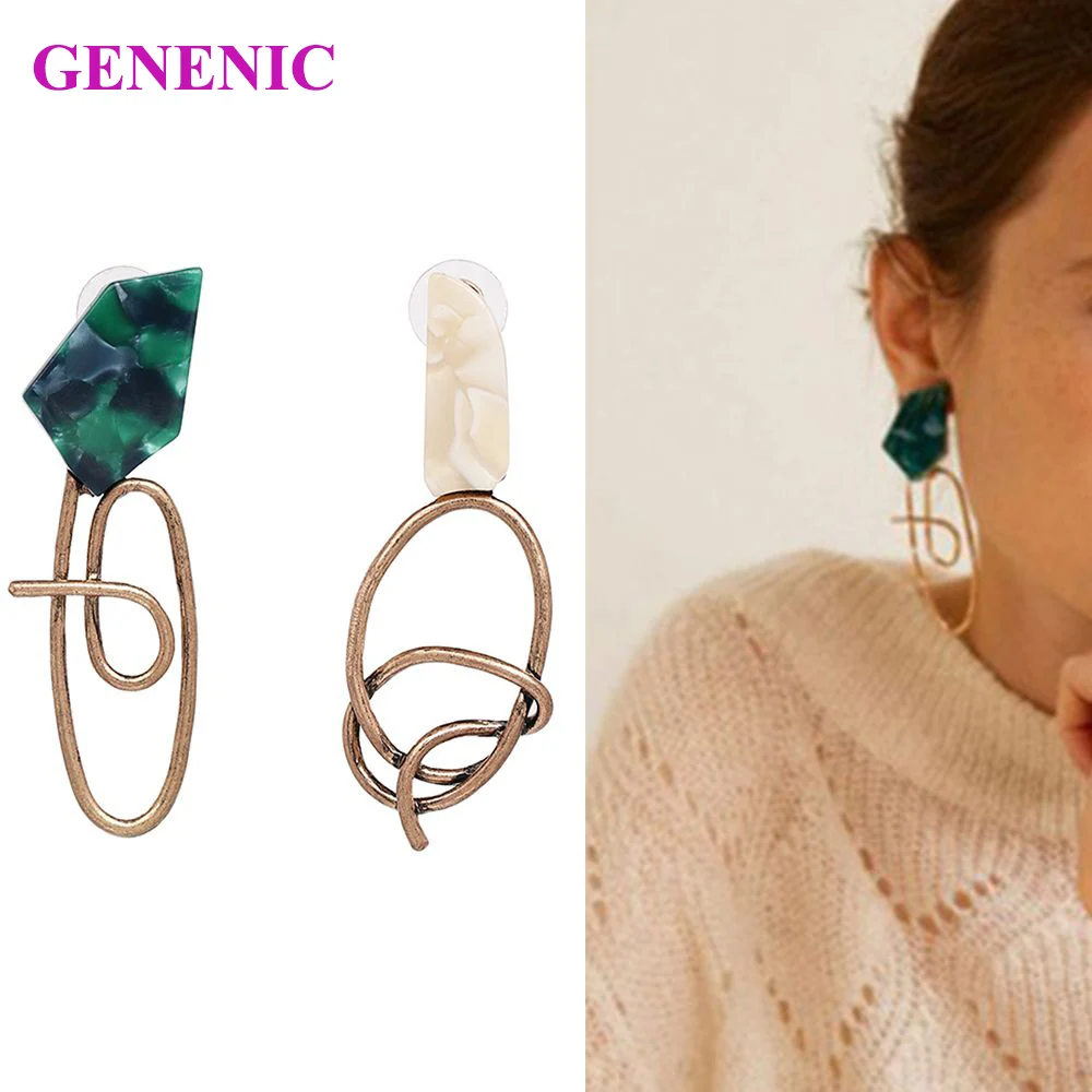 Vintage Chic Acrylic Earrings Irregular Resin Drop Dangle Earrings For Women Geometric Jewelry Brincos
Vintage Chic Acrylic Earrings Irregular Resin Drop Dangle Earrings For Women Geometric Jewelry Brincos
