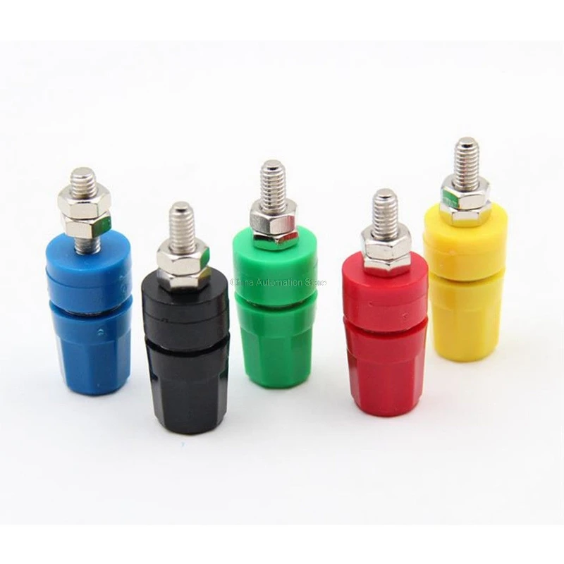 M4X36 pure copper terminal 4mm banana Jack Socket 20A binding post Banana plug connector 5Pcs
M4X36 pure copper terminal 4mm banana Jack Socket 20A binding post Banana plug connector 5Pcs