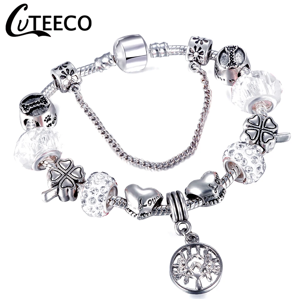 2018 New Style Tree of Life Dangle Silver Charm Bracelets Fit Crystal Beads Brand Bracelets & Bangles For Women Jewelry Gift
2018 New Style Tree of Life Dangle Silver Charm Bracelets Fit Crystal Beads Brand Bracelets & Bangles For Women Jewelry Gift