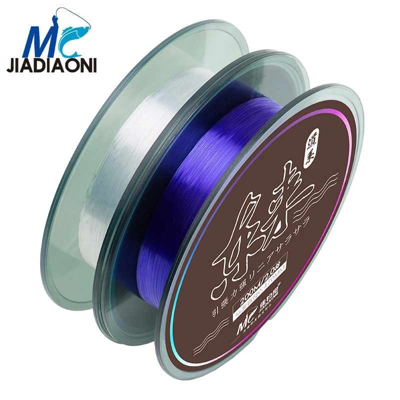 JIADIAONI 200m Mainline/Tippet Line Transparent Fly Fishing Line 100% Nylon Super Rally Carp Fishing Line Fishing Accessories
JIADIAONI 200m Mainline/Tippet Line Transparent Fly Fishing Line 100% Nylon Super Rally Carp Fishing Line Fishing Accessories