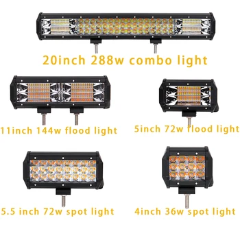 ECAHAYAKU 1 pcs Amber/White 5 light types Spot Flood Combo LED work light bar for truck SUV ATV 4x4 4WD motorcycle car styling
ECAHAYAKU 1 pcs Amber/White 5 light types Spot Flood Combo LED work light bar for truck SUV ATV 4x4 4WD motorcycle car styling