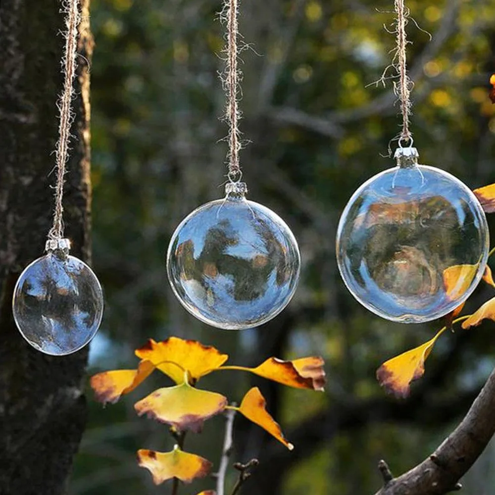 6pcs Christmas Glass Ball Decoration Clear Glass Bauble Xmas Ornament Pendant Wedding DIY party Supply Event Round Memory ball
6pcs Christmas Glass Ball Decoration Clear Glass Bauble Xmas Ornament Pendant Wedding DIY party Supply Event Round Memory ball