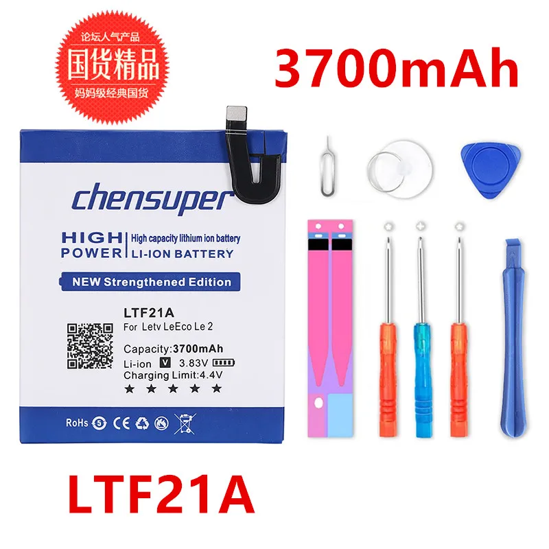 chensuper LTF21A 3700mAh Battery For Letv LeEco Le 2 (pro) le 2S le S3 X528 X621 X625 X626 X20 X25 X620 X520 Batteries Bateria
chensuper LTF21A 3700mAh Battery For Letv LeEco Le 2 (pro) le 2S le S3 X528 X621 X625 X626 X20 X25 X620 X520 Batteries Bateria