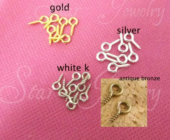 4*8mm/5x10mm/5x12mm silver/gold/bronze/white k eyehooks for glass bottle cork accessories
4*8mm/5x10mm/5x12mm silver/gold/bronze/white k eyehooks for glass bottle cork accessories