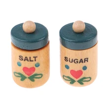 2 Pieces 1/12 Dollhouse Miniature Wood Spice Bottles Kitchen Cookware Life Scenes Accessories Kids Pretend Play Toy
2 Pieces 1/12 Dollhouse Miniature Wood Spice Bottles Kitchen Cookware Life Scenes Accessories Kids Pretend Play Toy