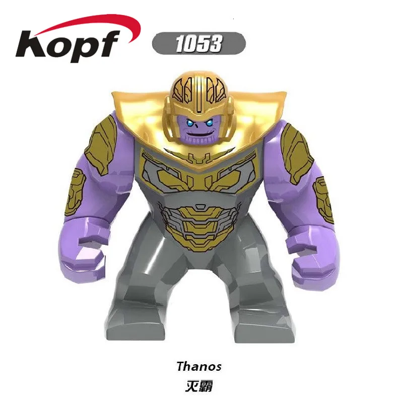 Single Sale Building Blocks Super Heroes 7CM Big Size Infinity War Thanos Cull Obsidian Hulk Figures Children Gift Toys XH 1053
Single Sale Building Blocks Super Heroes 7CM Big Size Infinity War Thanos Cull Obsidian Hulk Figures Children Gift Toys XH 1053
