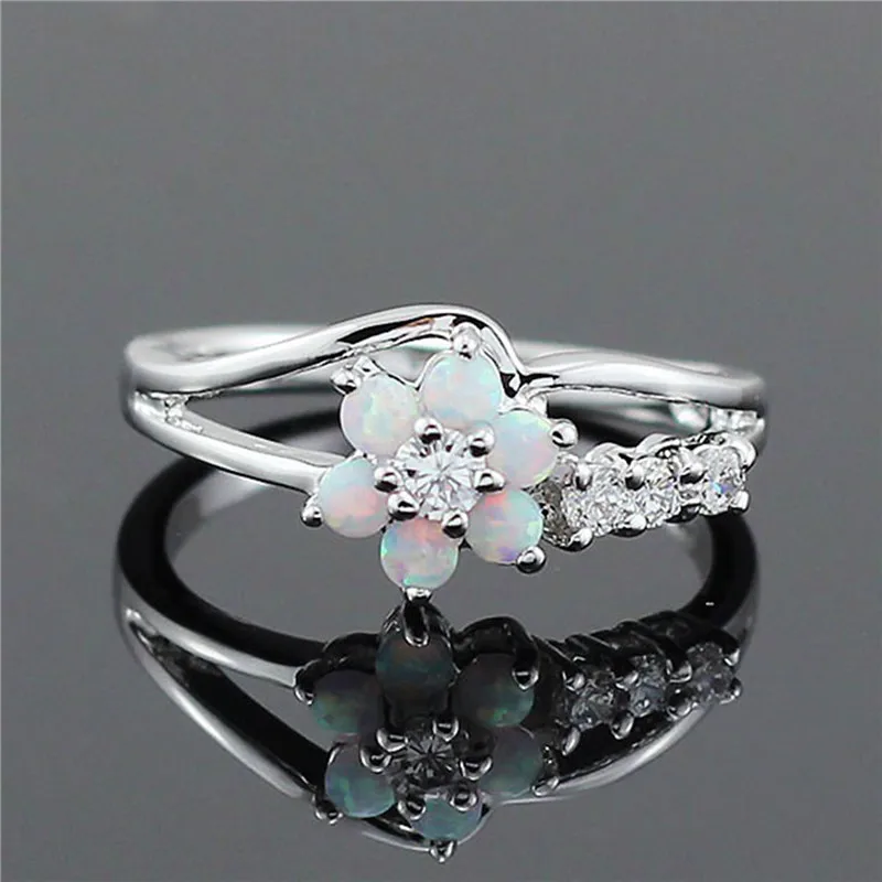 White Flower Fire Opal Rings for Women Cubic Zirconia Wedding Engagement Rings Jewelry bijoux anillos anel Size 6 7 8 9 10 Z45
White Flower Fire Opal Rings for Women Cubic Zirconia Wedding Engagement Rings Jewelry bijoux anillos anel Size 6 7 8 9 10 Z45